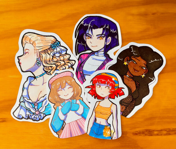 Handmade Stickers "Girly" Edition 2024