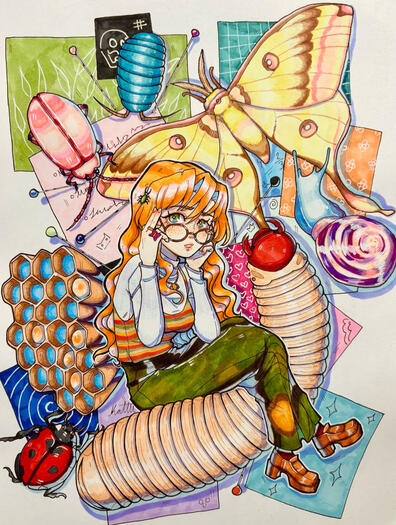 Ilustración para Convocatoria Editorial Volcán